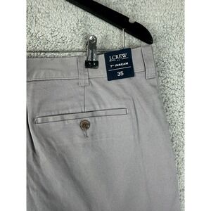 J Crew Shorts Mens 35 Gray 7 Inch Inseam Chino Flat Front Summer Casual Golf New